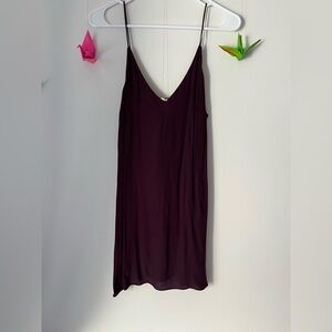 Purple slipdress